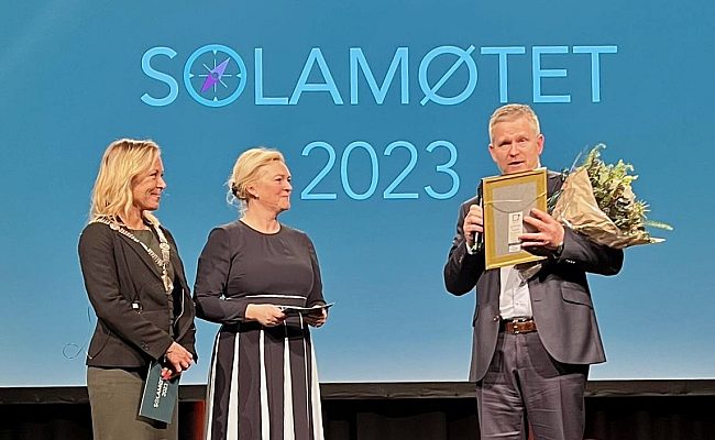 Saferock innovasjonspris Solamøtet 2