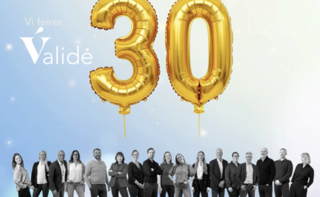 Validé 30 år bilde 1