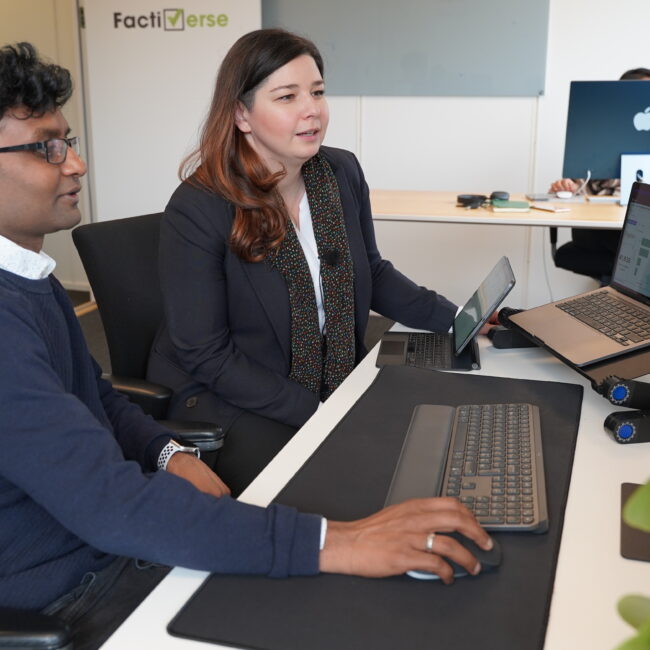 Factiverse Vinay og Maria NRK