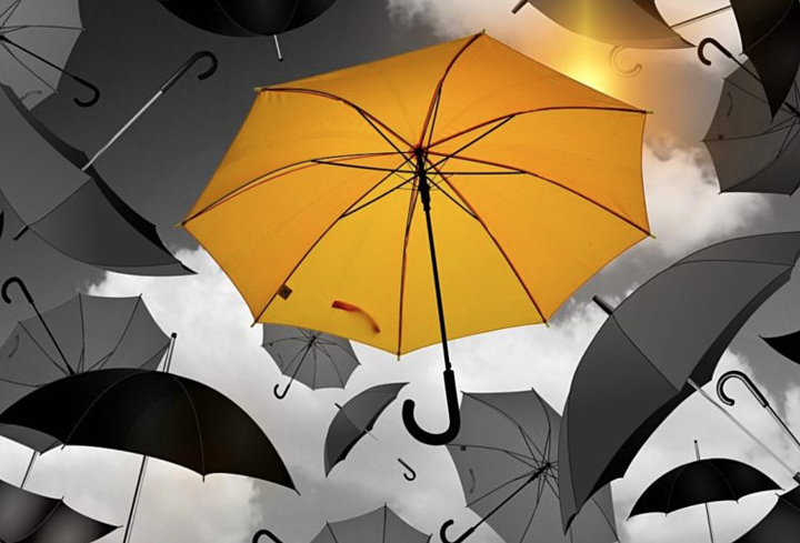 Illustrasjon A rainy day