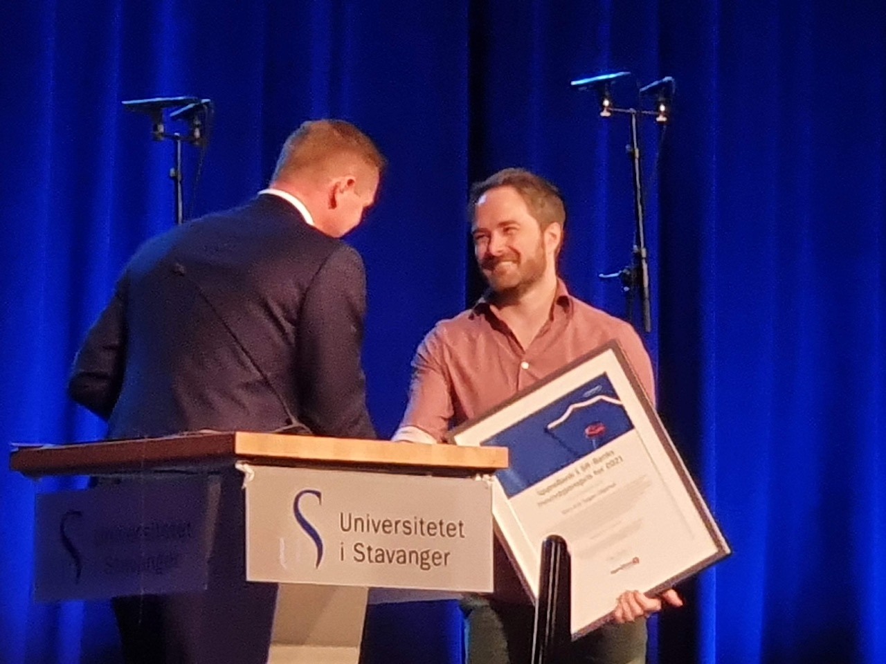 Innovasjonspris SRbank 2021 Knut Erik Giljarhus