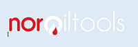 Nor Oil Tools logo med bakgrunn